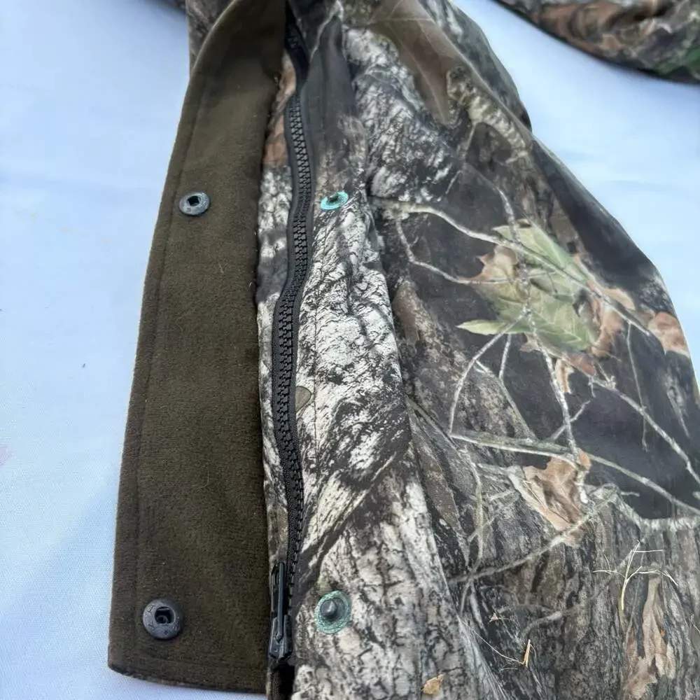 Browning Primaloft Insulated Mossy Oak Camo Hunting Bib Overalls Size 2XL